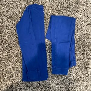 Primary Blue Pajamas Sz 6-7